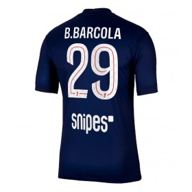 Paris Saint-Germain Bradley Barcola #29 Hemmakläder 2025-26 Kortärmad